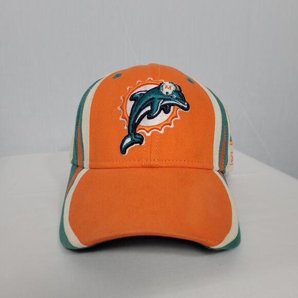 Miami Dolphins NFL Football strap back cap, Reebok, One Size - Picture 1 of 9